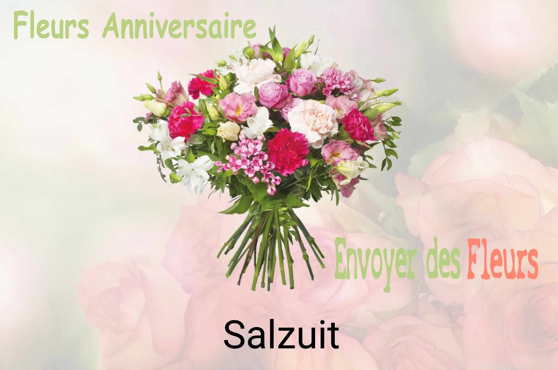 Bouquet de fleurs d’anniversaire livré à Salzuit
